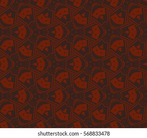 Modern geometric seamless pattern. For design, page fill, wallpaper. Vector illustration