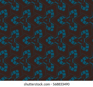 Modern geometric seamless pattern. For design, page fill, wallpaper. Vector illustration