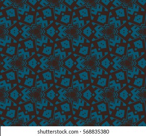 Modern geometric seamless pattern. For design, page fill, wallpaper. Vector illustration