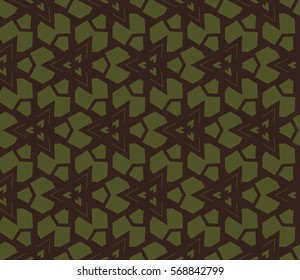 Modern geometric seamless pattern. For design, page fill, wallpaper. Vector illustration
