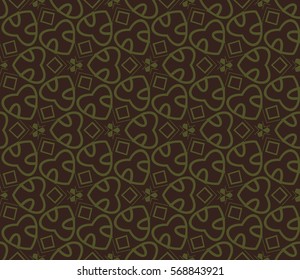 Modern geometric seamless pattern. For design, page fill, wallpaper. Vector illustration