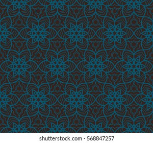 Modern geometric seamless pattern. For design, page fill, wallpaper. Vector illustration