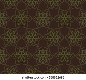 Modern geometric seamless pattern. For design, page fill, wallpaper. Vector illustration