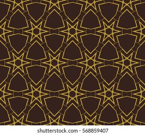 Modern geometric seamless pattern. For design, page fill, wallpaper. Vector illustration