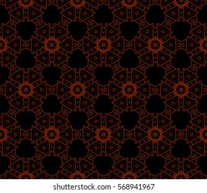 Modern geometric seamless pattern. For design, page fill, wallpaper. Vector illustration