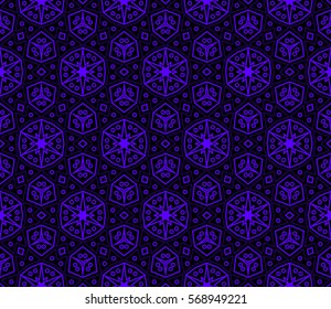 Modern geometric seamless pattern. For design, page fill, wallpaper. Vector illustration