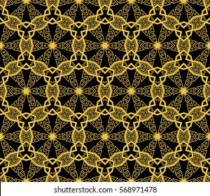 Modern geometric seamless pattern. For design, page fill, wallpaper. Vector illustration