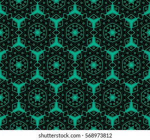 Modern geometric seamless pattern. For design, page fill, wallpaper. Vector illustration