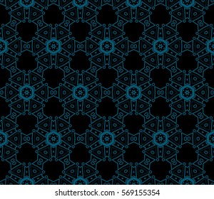 Modern geometric seamless pattern. For design, page fill, wallpaper. Vector illustration