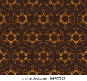 Modern geometric seamless pattern. For design, page fill, wallpaper. Vector illustration