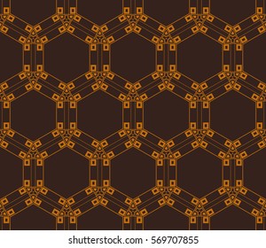 Modern geometric seamless pattern. For design, page fill, wallpaper. Vector illustration
