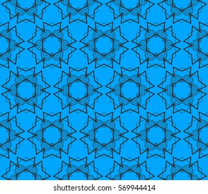 Modern geometric seamless pattern. For design, page fill, wallpaper. Vector illustration