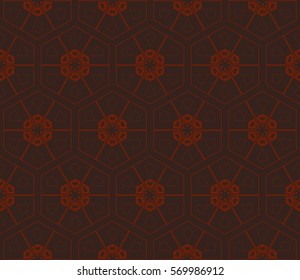 Modern geometric seamless pattern. For design, page fill, wallpaper. Vector illustration