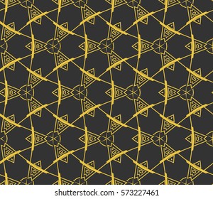 Modern geometric seamless pattern. For design, page fill, wallpaper. Vector illustration