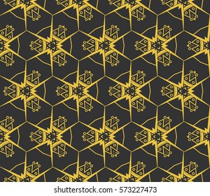 Modern geometric seamless pattern. For design, page fill, wallpaper. Vector illustration