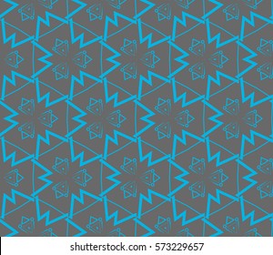 Modern geometric seamless pattern. For design, page fill, wallpaper. Vector illustration