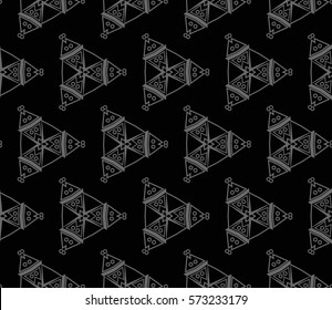 Modern geometric seamless pattern. For design, page fill, wallpaper. Vector illustration