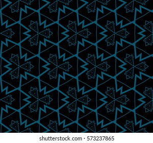 Modern geometric seamless pattern. For design, page fill, wallpaper. Vector illustration