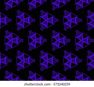 Modern geometric seamless pattern. For design, page fill, wallpaper. Vector illustration