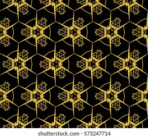 Modern geometric seamless pattern. For design, page fill, wallpaper. Vector illustration