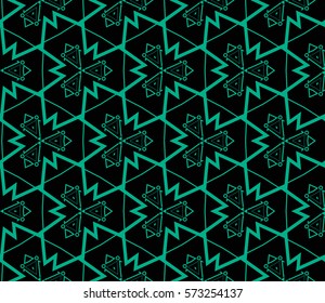 Modern geometric seamless pattern. For design, page fill, wallpaper. Vector illustration