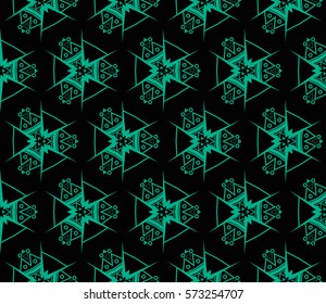 Modern geometric seamless pattern. For design, page fill, wallpaper. Vector illustration