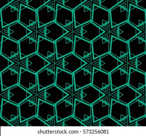 Modern geometric seamless pattern. For design, page fill, wallpaper. Vector illustration