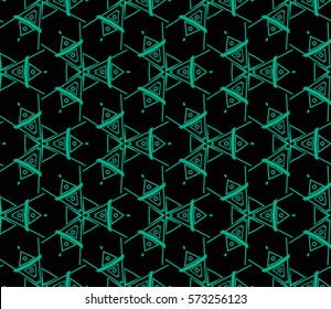 Modern geometric seamless pattern. For design, page fill, wallpaper. Vector illustration