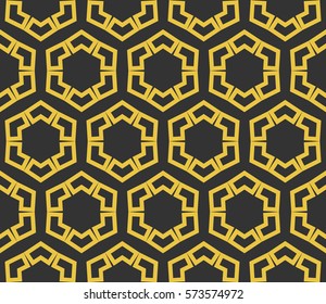 Modern geometric seamless pattern. For design, page fill, wallpaper. Vector illustration