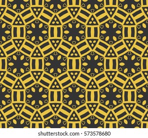 Modern geometric seamless pattern. For design, page fill, wallpaper. Vector illustration
