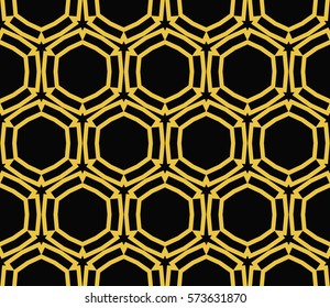 Modern geometric seamless pattern. For design, page fill, wallpaper. Vector illustration
