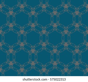 Modern geometric seamless pattern. For design, page fill, wallpaper. Vector illustration