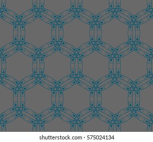 Modern geometric seamless pattern. For design, page fill, wallpaper. Vector illustration