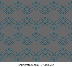 Modern geometric seamless pattern. For design, page fill, wallpaper. Vector illustration