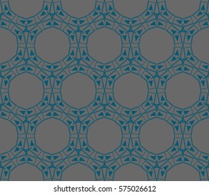 Modern geometric seamless pattern. For design, page fill, wallpaper. Vector illustration