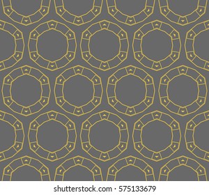Modern geometric seamless pattern. For design, page fill, wallpaper. Vector illustration