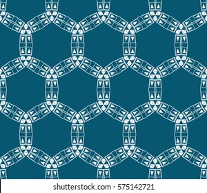 Modern geometric seamless pattern. For design, page fill, wallpaper. Vector illustration