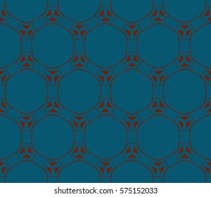 Modern geometric seamless pattern. For design, page fill, wallpaper. Vector illustration