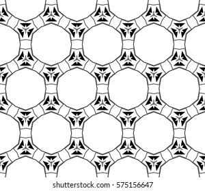 Modern geometric seamless pattern. For design, page fill, wallpaper. Vector illustration