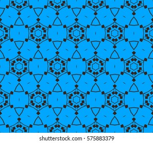 Modern geometric seamless pattern. For design, page fill, wallpaper. Vector illustration