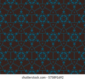 Modern geometric seamless pattern. For design, page fill, wallpaper. Vector illustration