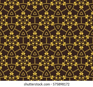 Modern geometric seamless pattern. For design, page fill, wallpaper. Vector illustration