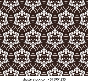 Modern geometric seamless pattern. For design, page fill, wallpaper. Vector illustration