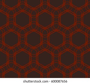 Modern geometric seamless pattern. For design, page fill, wallpaper. Vector illustration