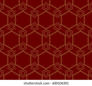 Modern geometric seamless pattern. For design, page fill, wallpaper. Vector illustration