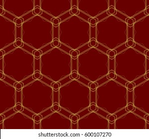 Modern geometric seamless pattern. For design, page fill, wallpaper. Vector illustration