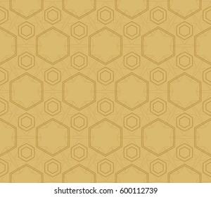 Modern geometric seamless pattern. For design, page fill, wallpaper. Vector illustration