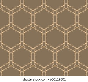 Modern geometric seamless pattern. For design, page fill, wallpaper. Vector illustration