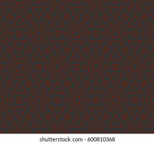 Modern geometric seamless pattern. For design, page fill, wallpaper. Vector illustration