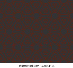 Modern geometric seamless pattern. For design, page fill, wallpaper. Vector illustration